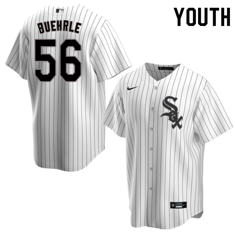 Nike Youth #56 Mark Buehrle Chicago White Sox Baseball Jerseys Sale-Pinstripe